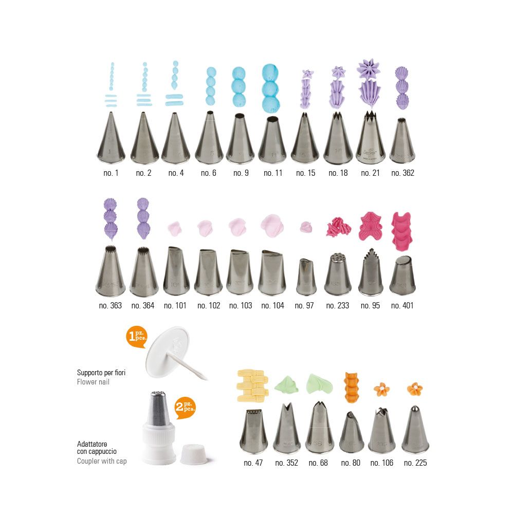 Set di beccucci - professionale Set di beccucci - professionale