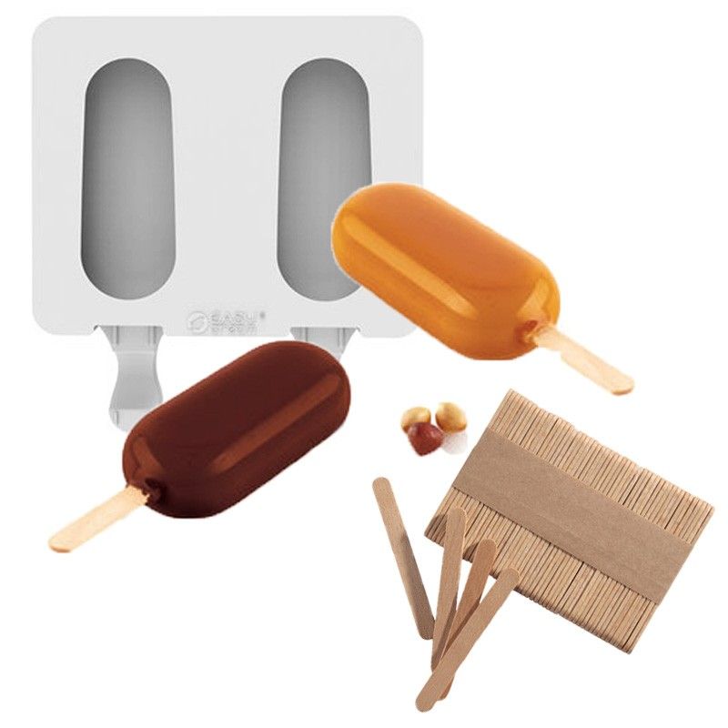 Stampo in silicone per gelato / cakesicle - Classic 3D