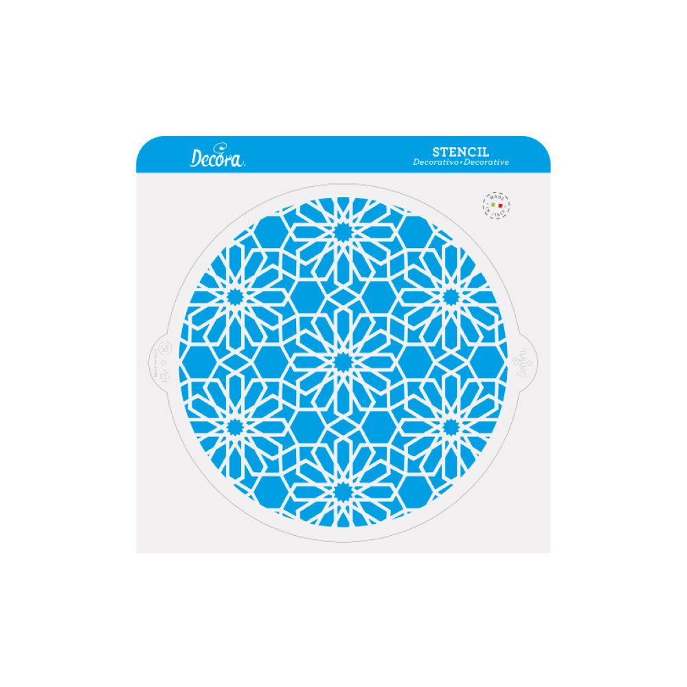 Stencil - Fiori geometrici