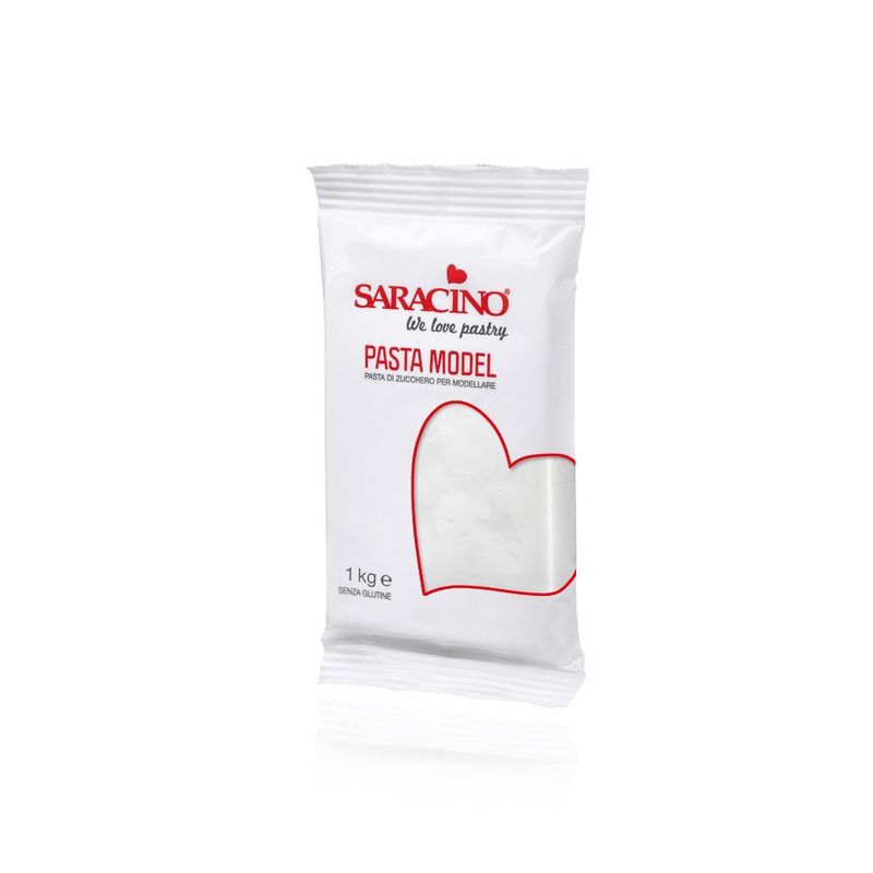 Pasta di zucchero Saracino Model  1 Kg - bianco