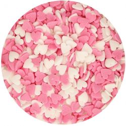Sprinkles  - cuori rosa e bianchi