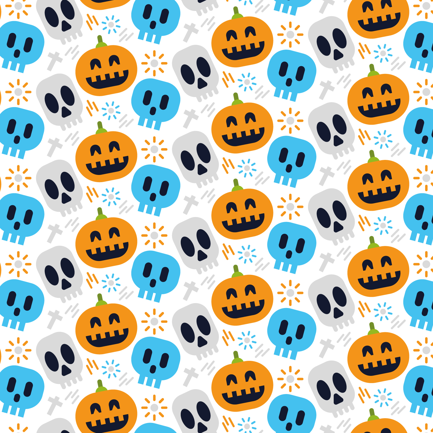 Scatola per dolci - Teschio e zucca