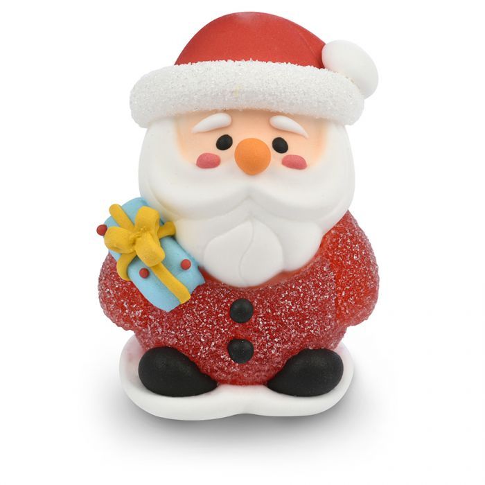 Decorazione 3D in zucchero e gelatina - Babbo Natale 2 Decorazione 3D in zucchero e gelatina - Babbo Natale 2
