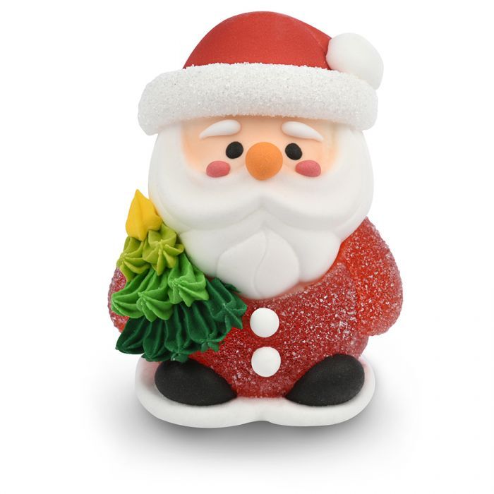 Decorazione 3D in zucchero e gelatina - Babbo Natale 3 Decorazione 3D in zucchero e gelatina - Babbo Natale 3