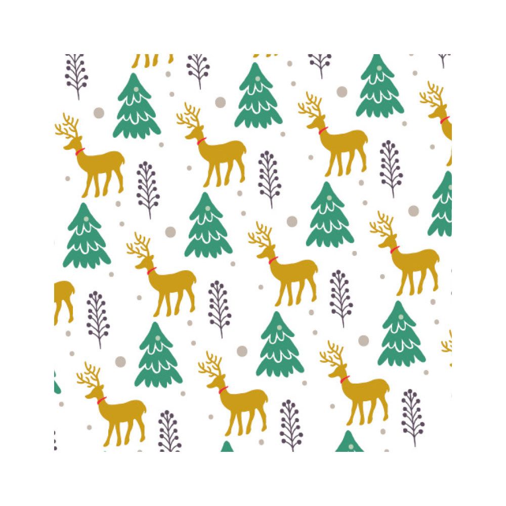 Scatola per dolci / 4 cupcake - Renna