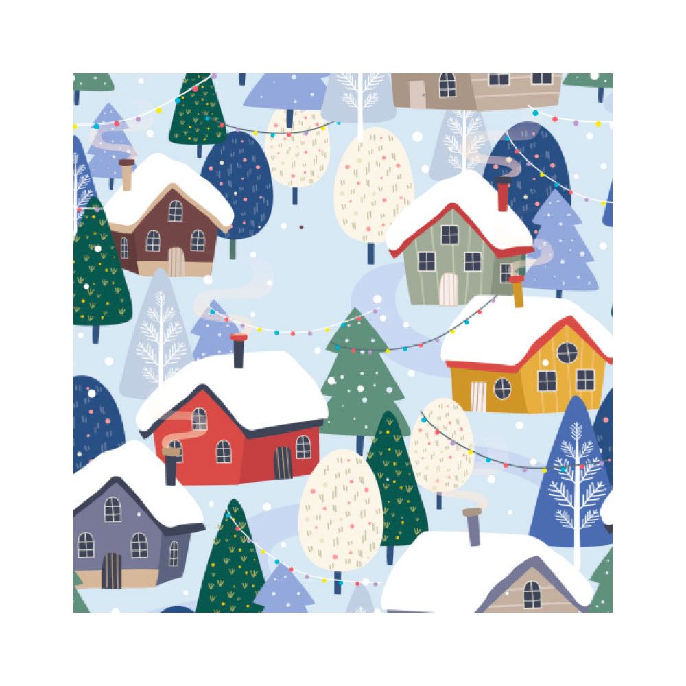 Scatola per dolci / 4 cupcake - Casette