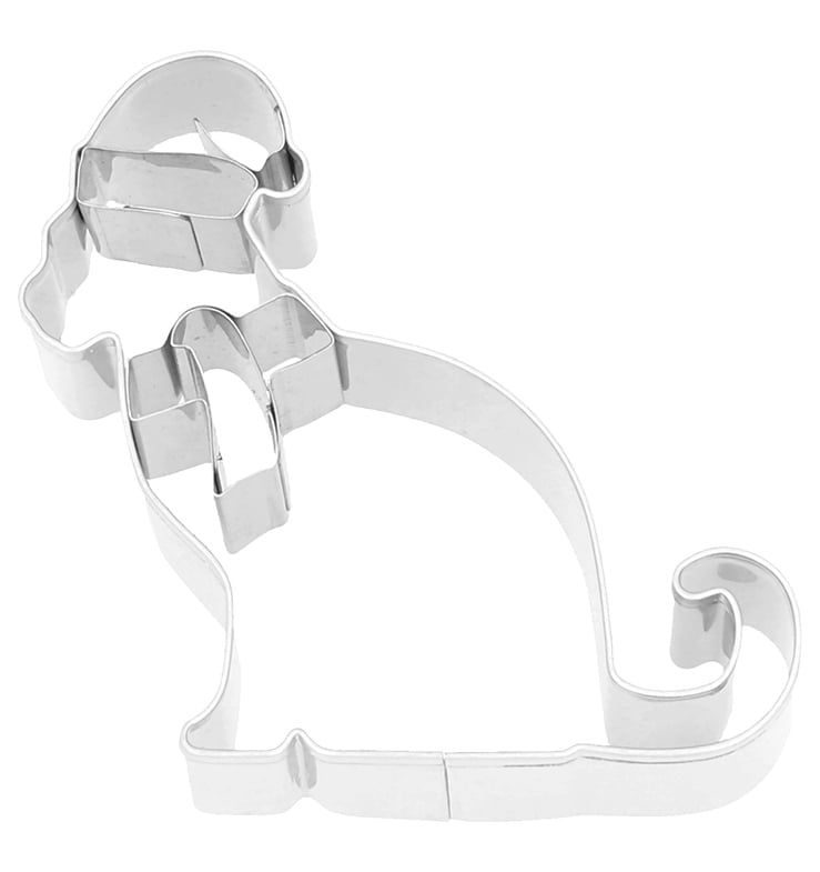 Tagliabiscotti - gatto natalizio