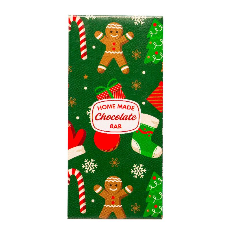 Scatola per tavoletta di cioccolato - Omino Gingerbread Scatola per tavoletta di cioccolato - Omino Gingerbread