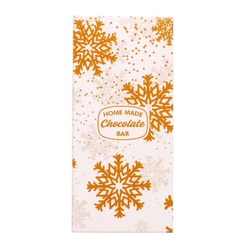 Scatola per tavoletta di cioccolato - Fiocco di neve Scatola per tavoletta di cioccolato - Fiocco di neve