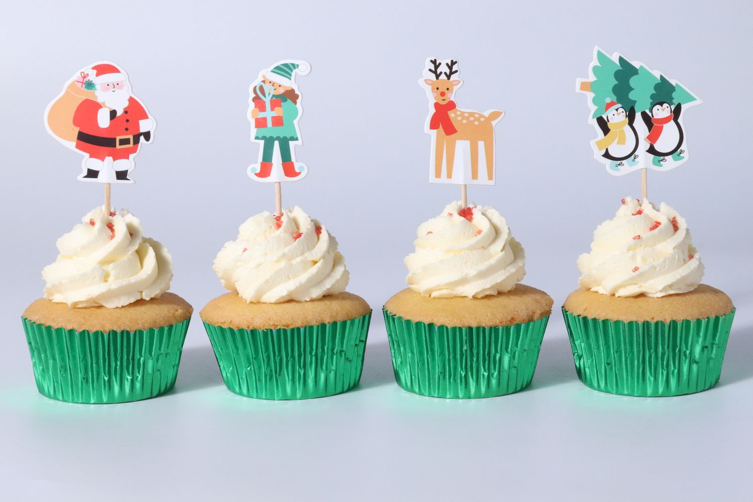 Decorazione in carta con pick - Natale