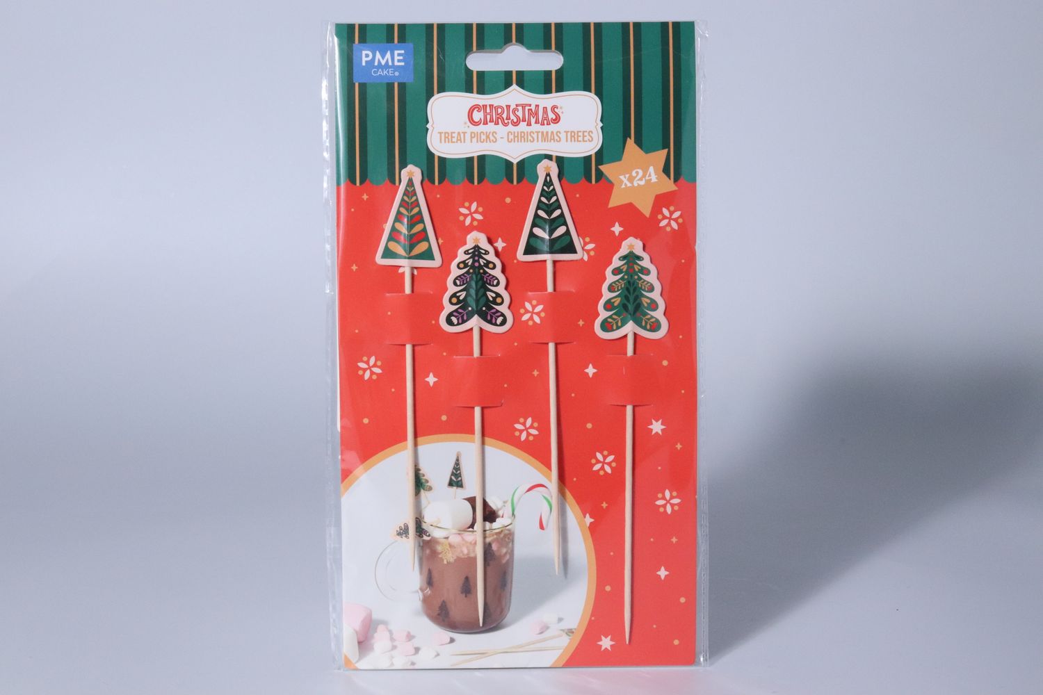 Decorazione in carta con pick - Abeti