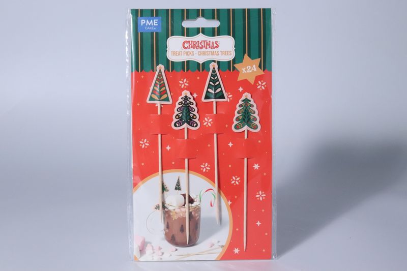 Decorazione in carta con pick - Abeti Decorazione in carta con pick - Abeti