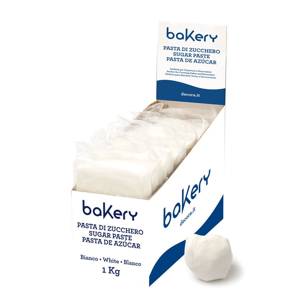 Pasta di zucchero 1 kg - bianco Pasta di zucchero 1 kg - bianco