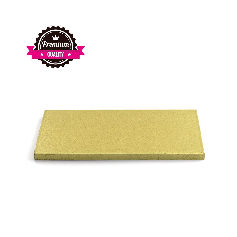Sottotorta rettangolare oro - 40 x 60 x 1.2h cm Sottotorta rettangolare oro - 40 x 60 x 1.2h cm