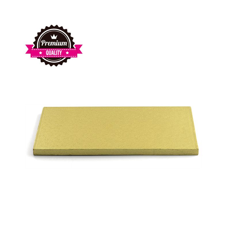 Sottotorta rettangolare oro - 40 x 60 x 1.2h cm Sottotorta rettangolare oro - 40 x 60 x 1.2h cm