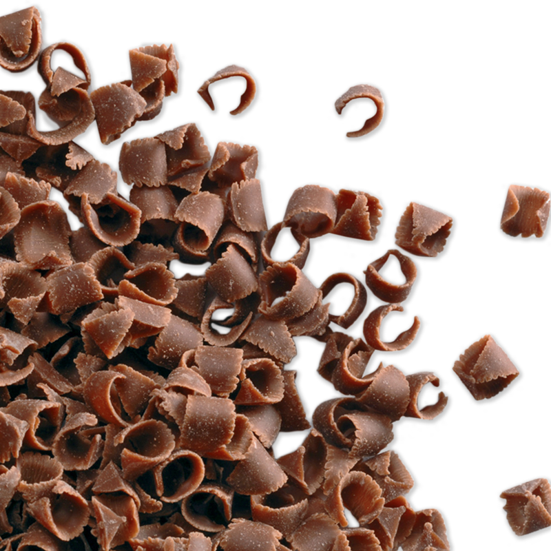 Riccioli di cioccolato al latte