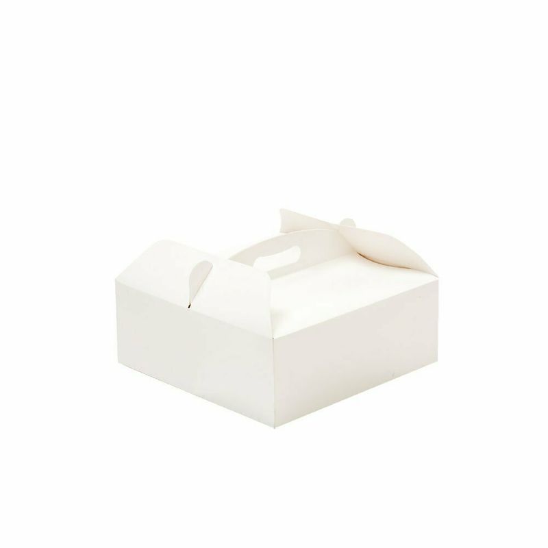 Scatola quadrata con manico - 23 x 23 x 10 h cm