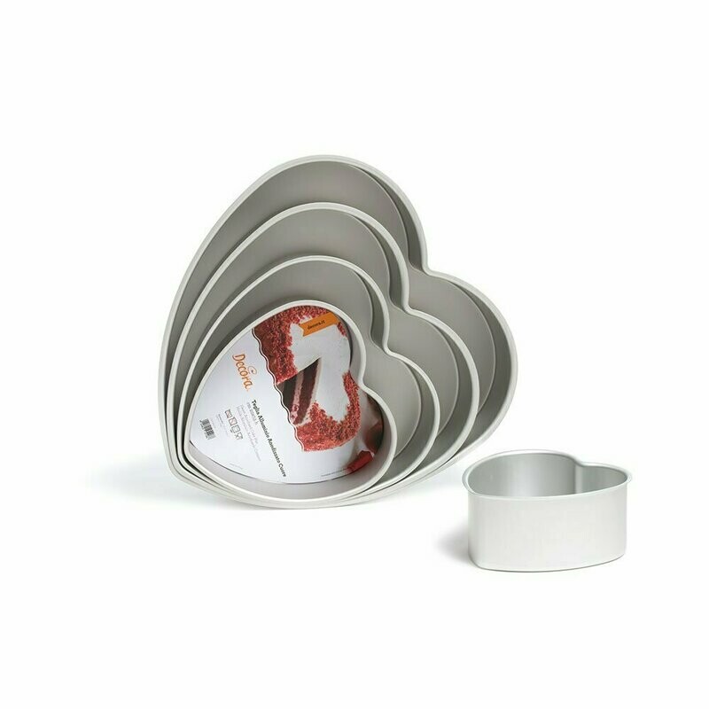 Teglia professionale cuore alta 7,5 cm - 30 cm