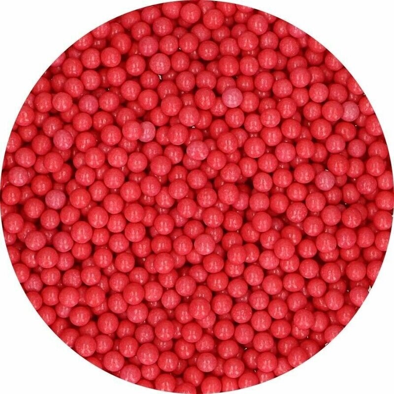 Perle in zucchero - rosso Perle in zucchero - rosso