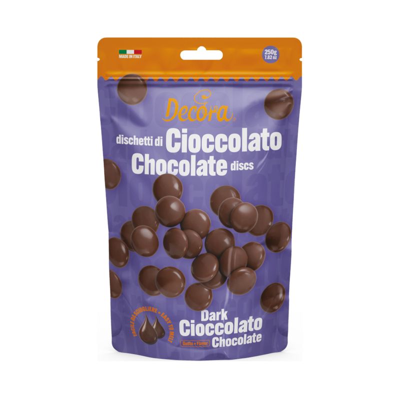 Cioccolato in dischetti 250 g  - fondente 62%