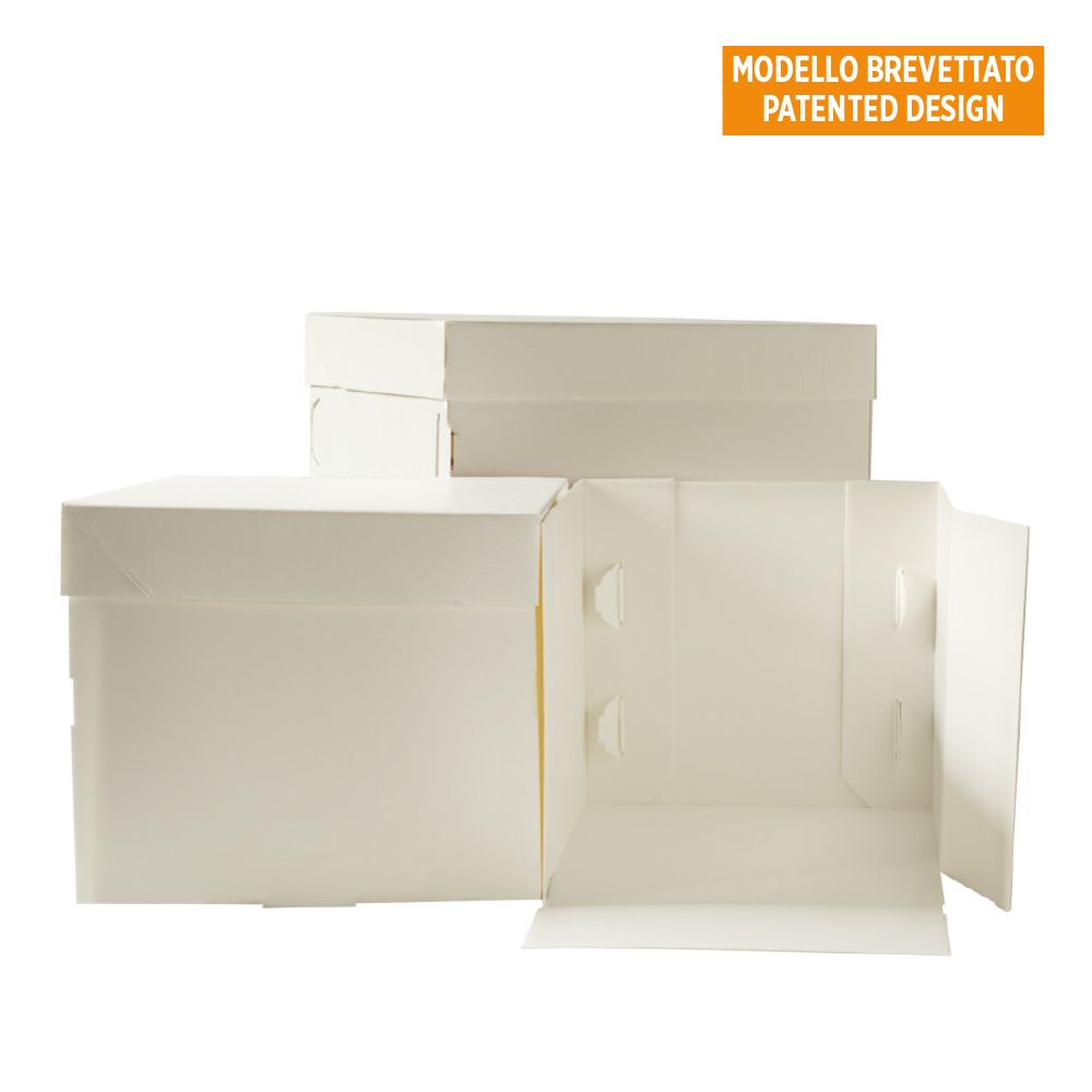 Scatola per torta - 26,5 x 26,5 x 15 h cm