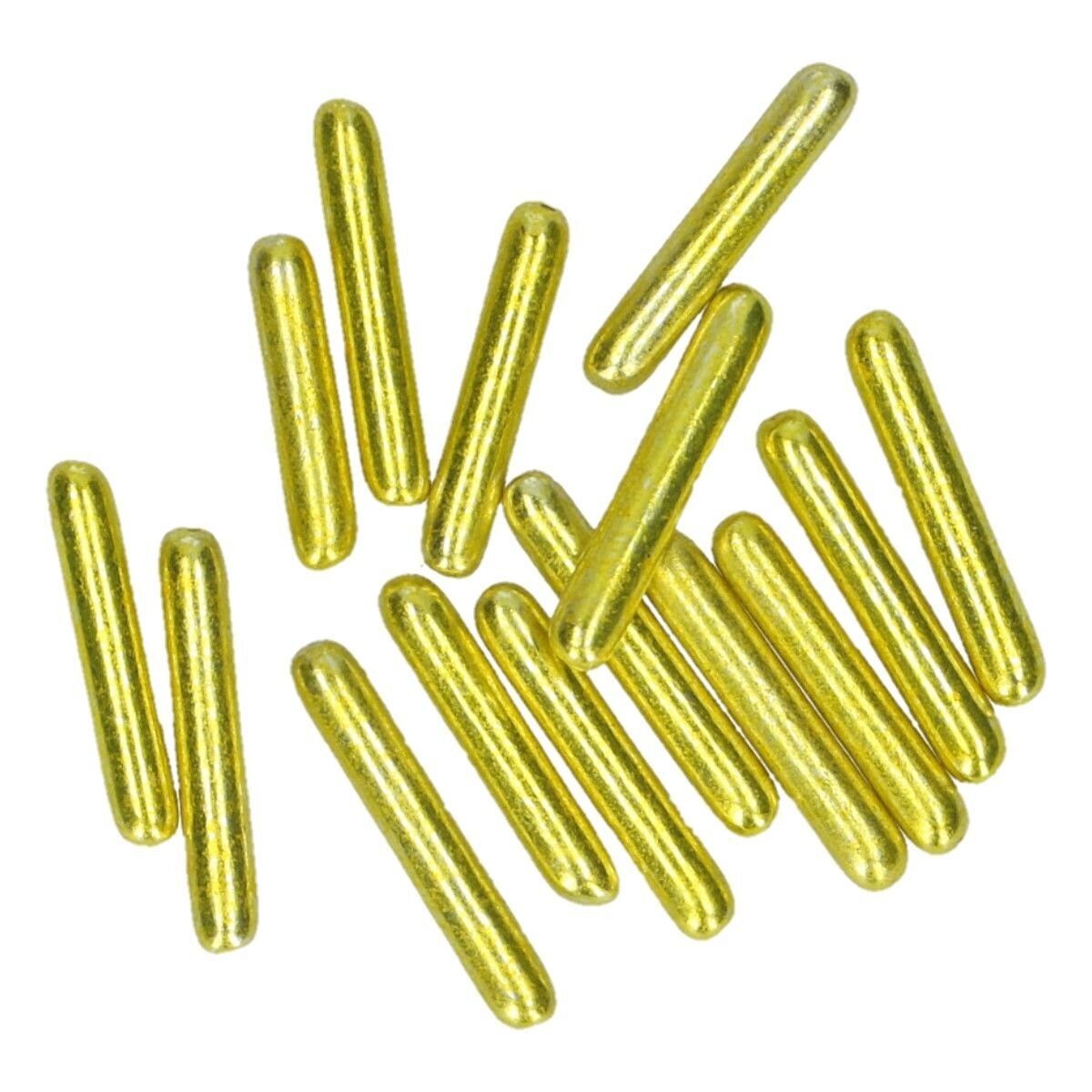Bastoncini di zucchero XL - Rods giallo oro Bastoncini di zucchero XL - Rods giallo oro