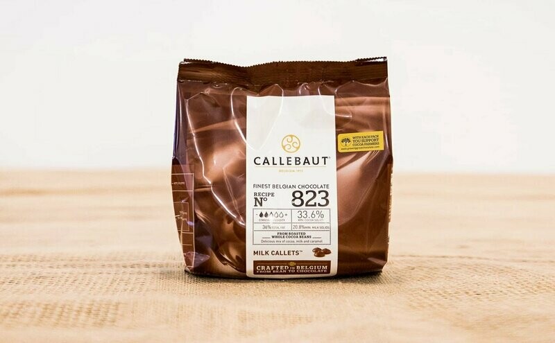 Cioccolato da copertura in gocce 400 g  - al latte 33,6%