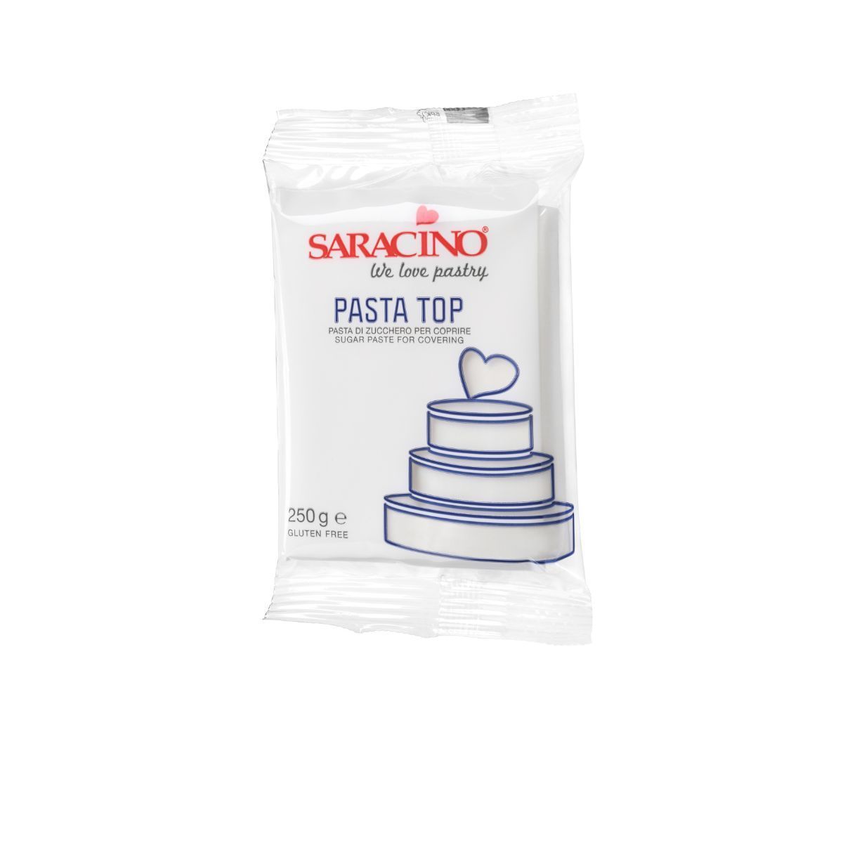 Pasta di zucchero Saracino Model 250g - bianco