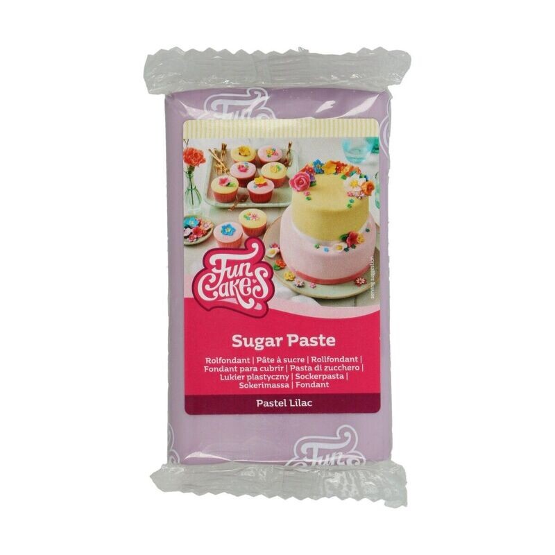 Pasta di zucchero 250 g - lilla Pasta di zucchero 250 g - lilla