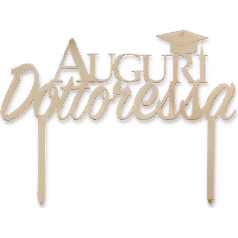 Decorazione in plexiglass - Auguri Dottoressa Decorazione in plexiglass - Auguri Dottoressa