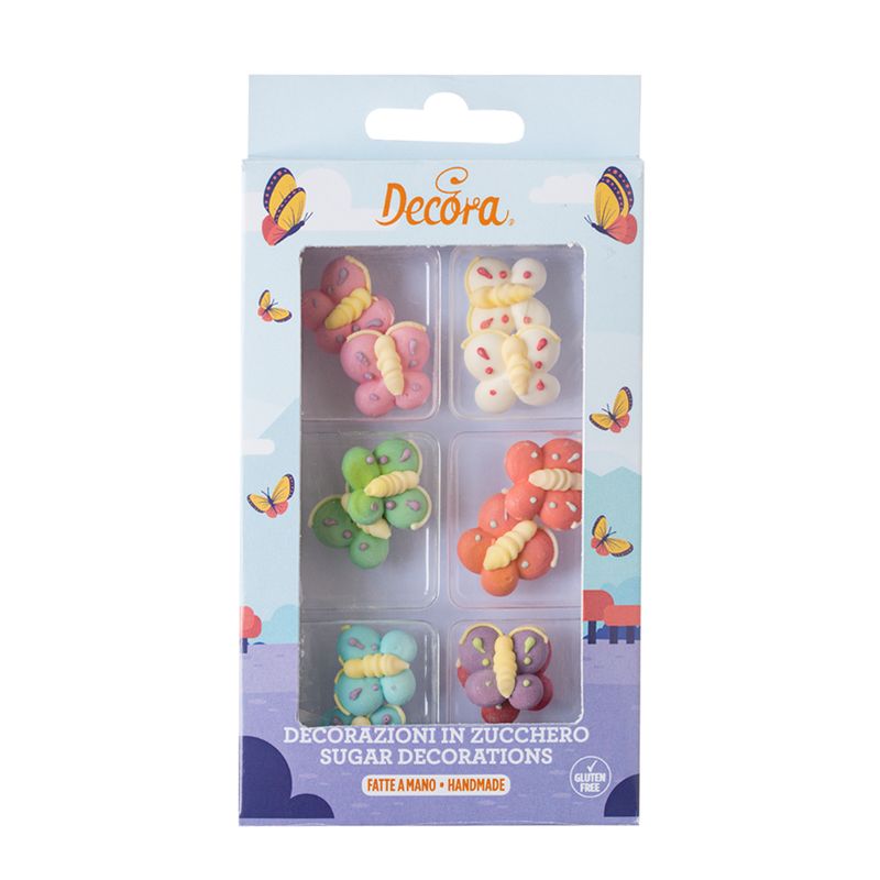 Farfalle in zucchero