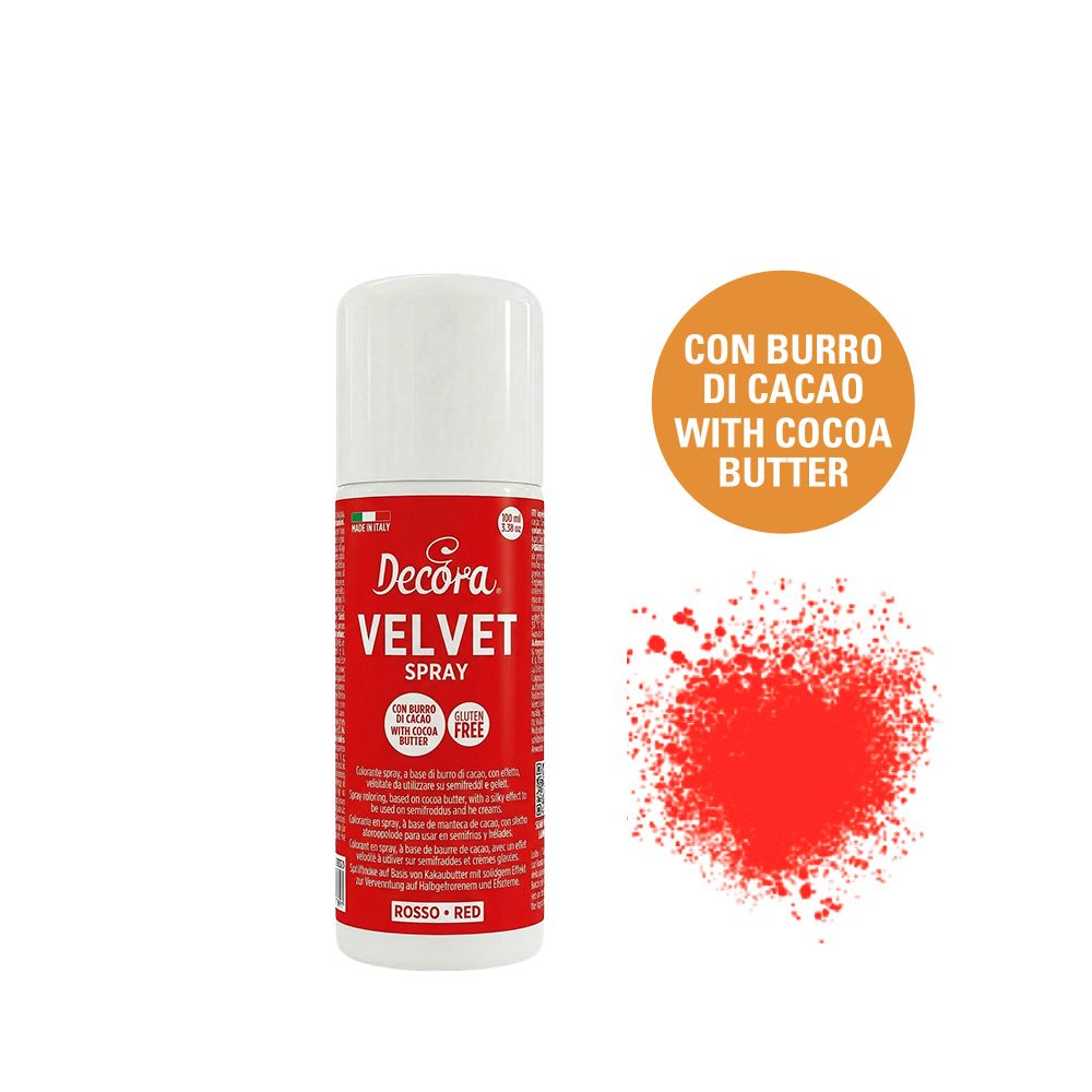 Colorante spray effetto velluto - rosso 100 ml Colorante spray effetto velluto - rosso 100 ml