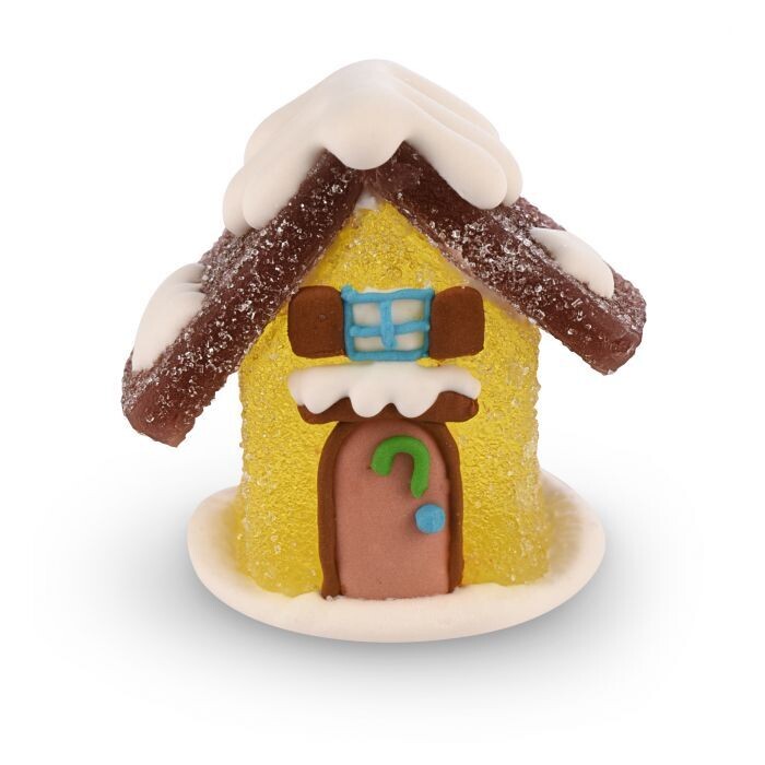 Decorazione 3D in zucchero e gelatina - Casetta 6 Decorazione 3D in zucchero e gelatina - Casetta 6