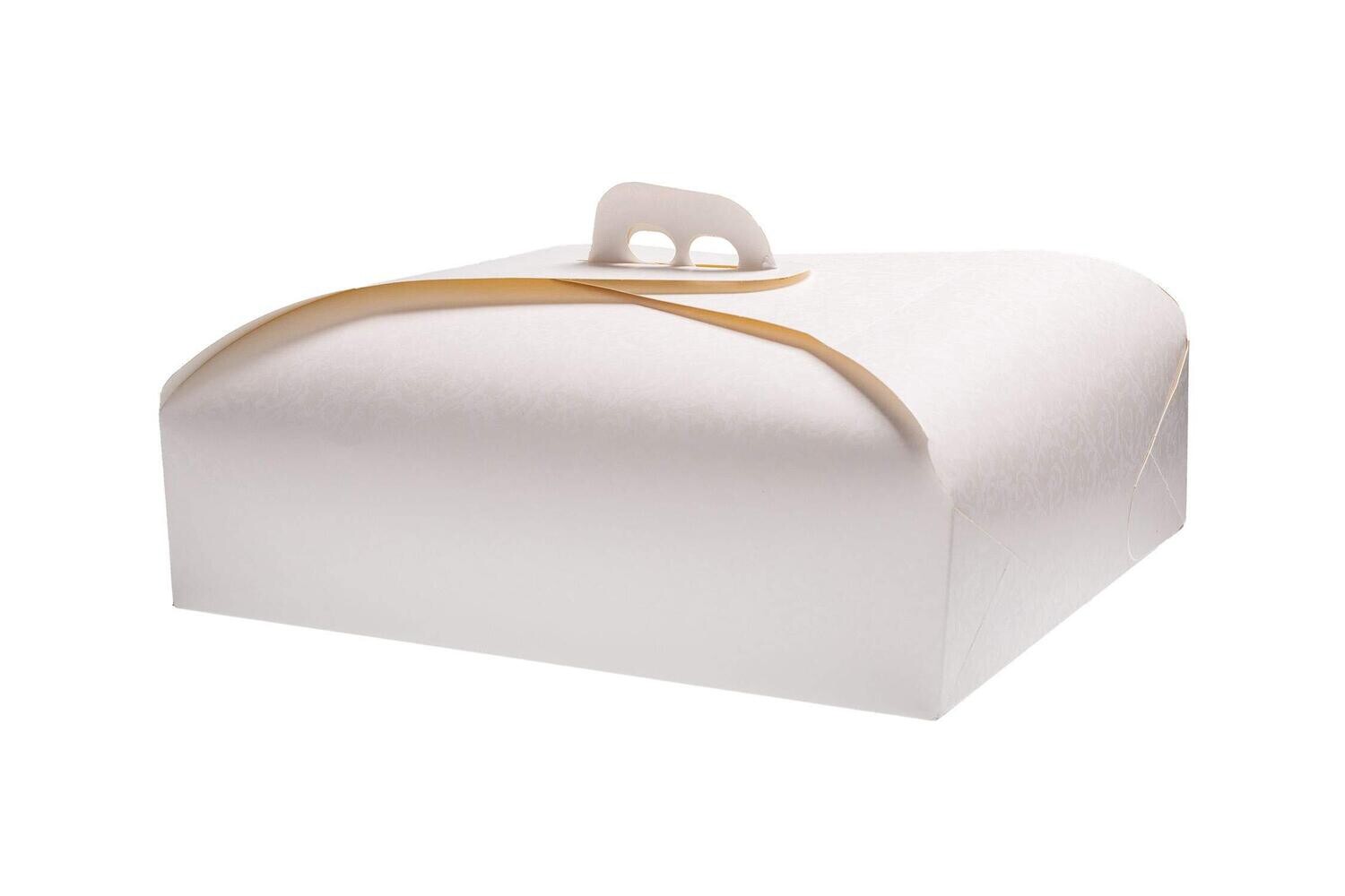 Scatola rettangolare con manico - 31 x 42 x 10 h cm