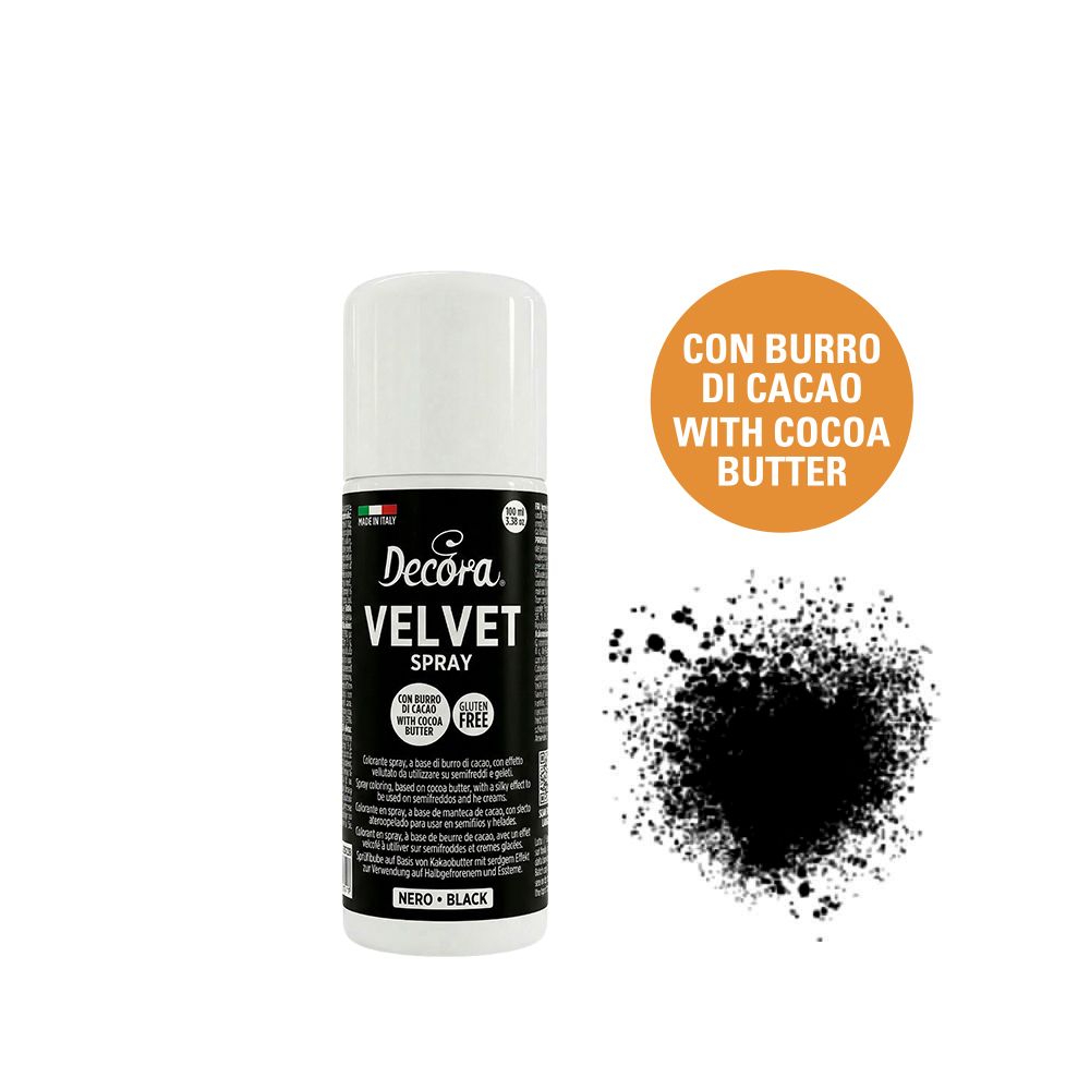 Colorante spray effetto velluto - nero 100 ml Colorante spray effetto velluto - nero 100 ml