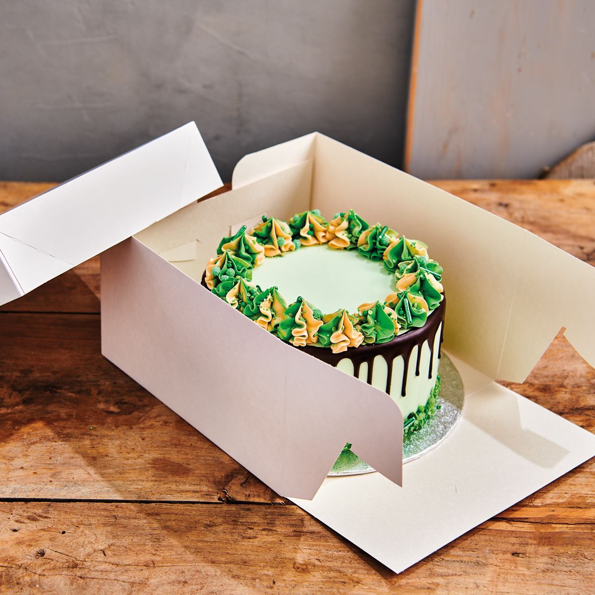 Scatola per torta - 40 x 40 x 8 h cm
