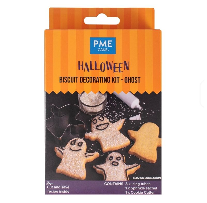 Set tagliabiscotti e decorazioni - fantasma Set tagliabiscotti e decorazioni - fantasma