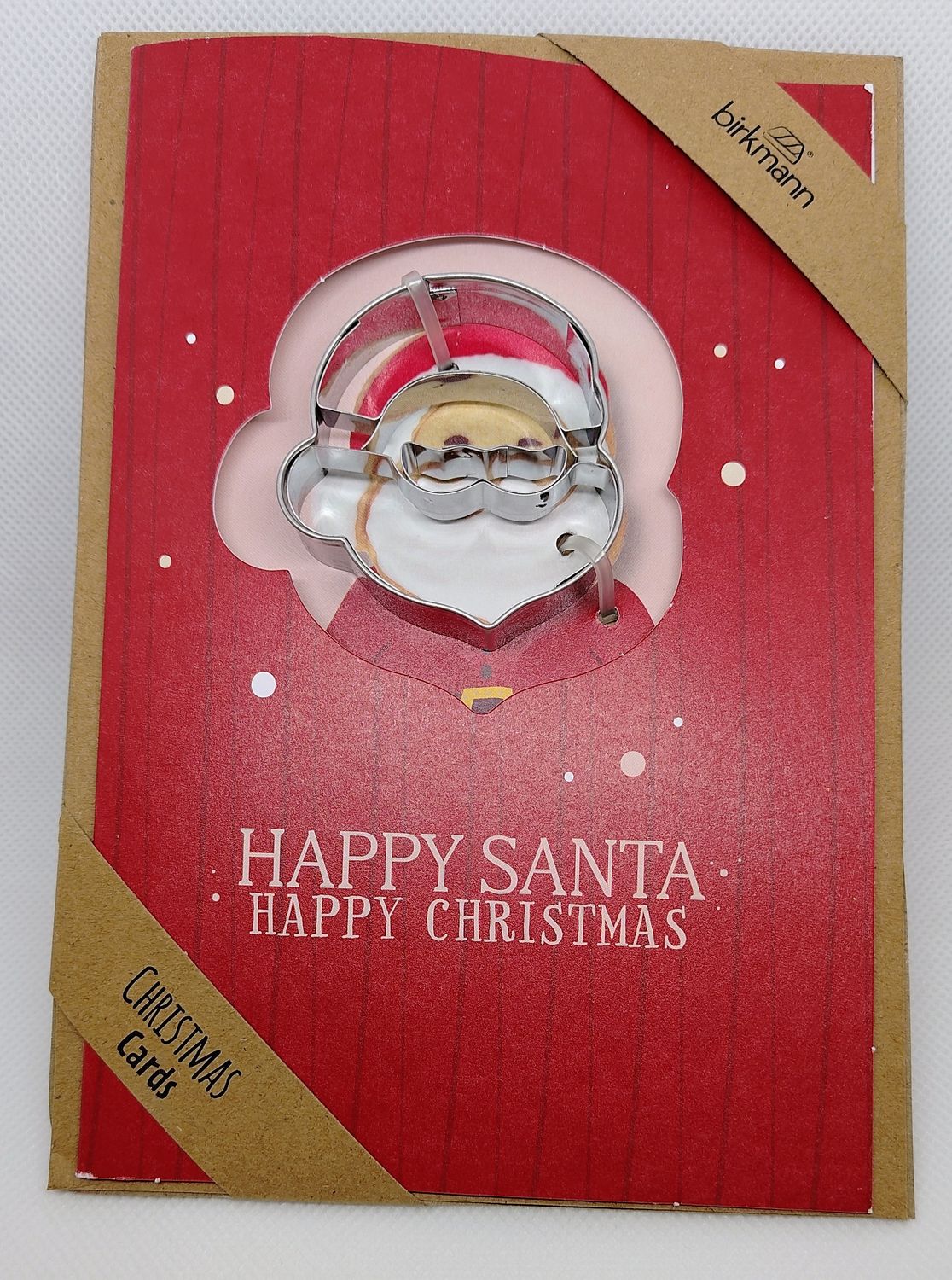 Biglietto e tagliabiscotti - Babbo Natale