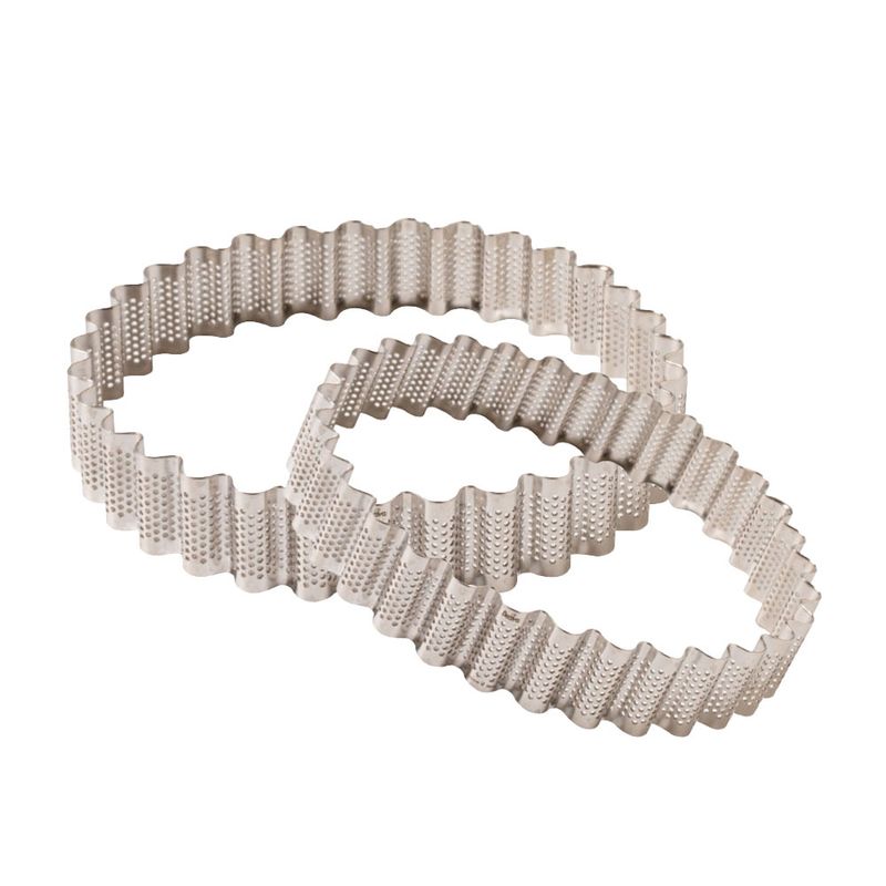 Anello microforato ondulato - 25 x 3,5h cm