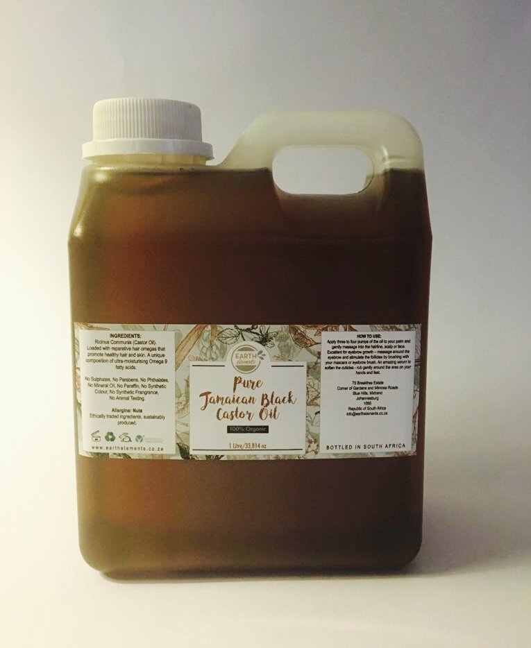 Pure Jamaican Black Castor Oil Bulk (1 Litre)
