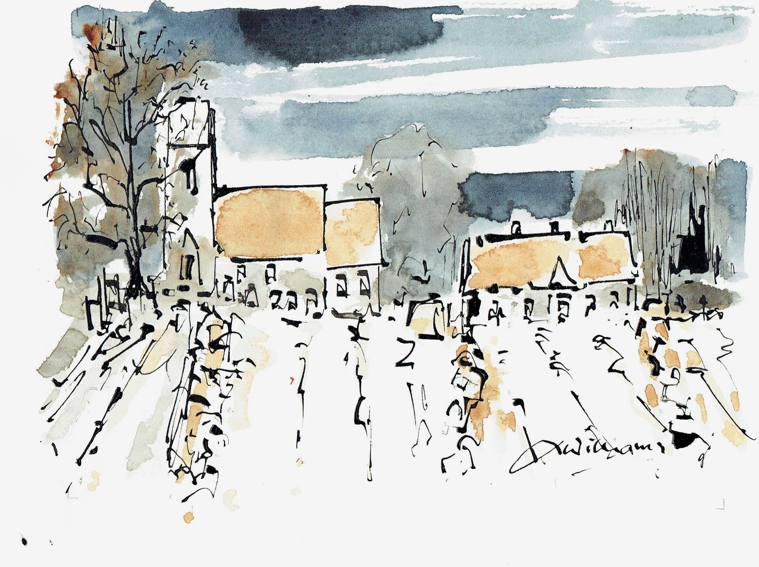 Winter church