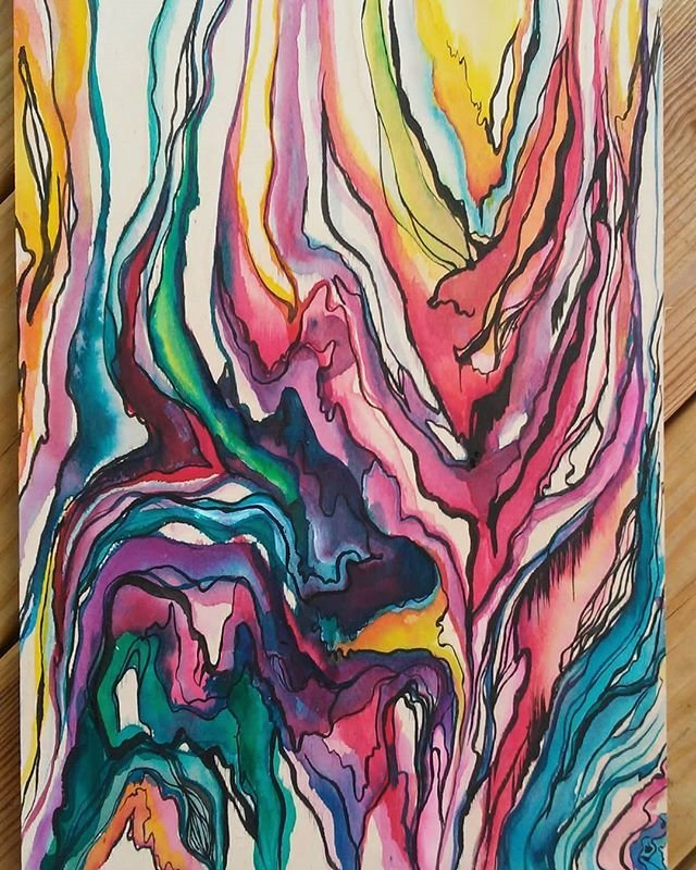 11"x16" Dripping dripping in heat SOLD 11"x16" Dripping dripping in heat SOLD