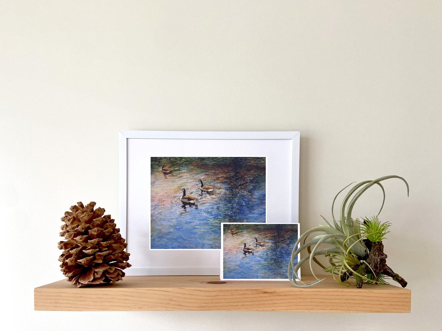 Watercolor Painting Lake Prints