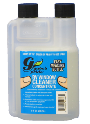 RV Window Cleaner Concentrate With Fragrance - 8 oz. Concentrated Refill (makes 1 gallon)