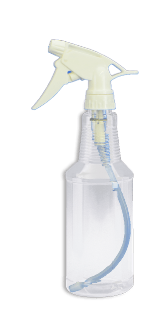 Empty Spray Bottle and Upside Down Sprayer