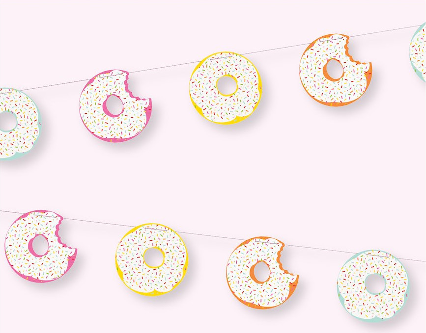 Donut Party Cutout Banner