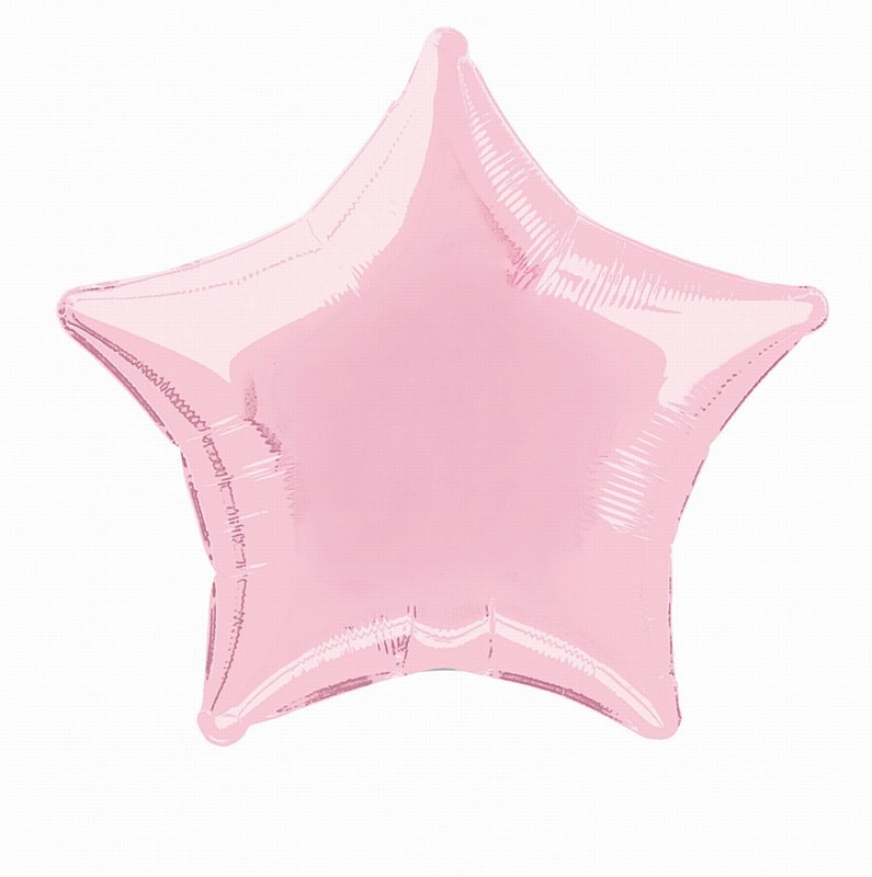 Star Pastel Pink Foil Balloon