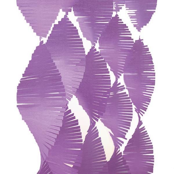 Pretty Purple Tissue Fringe Garland