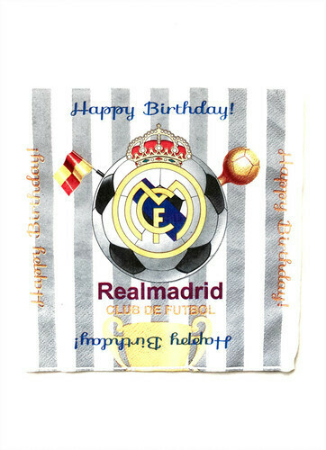 Real Madrid Napkins /20Pcs