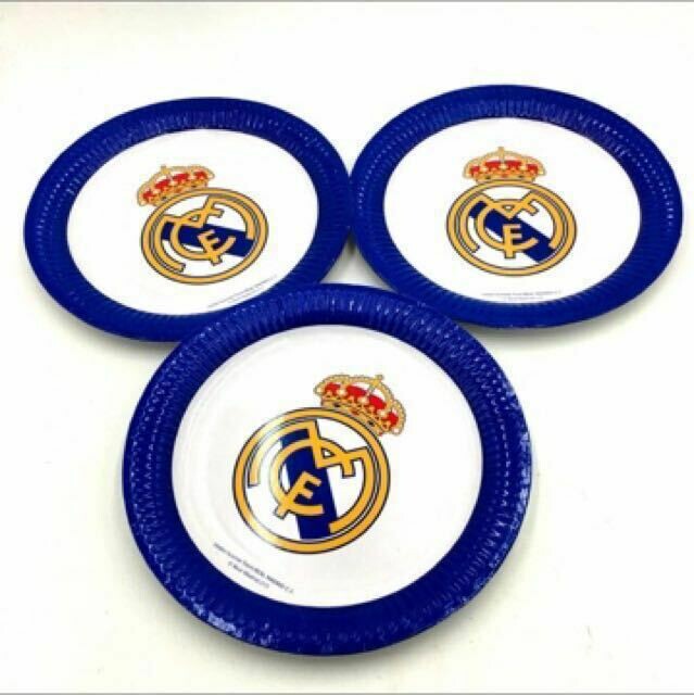 Real Madrid Plates /10Pcs